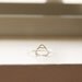 Sterling Silver Mountain Ring -Sterling Stack Stacking Ring - MADE TO ORDER