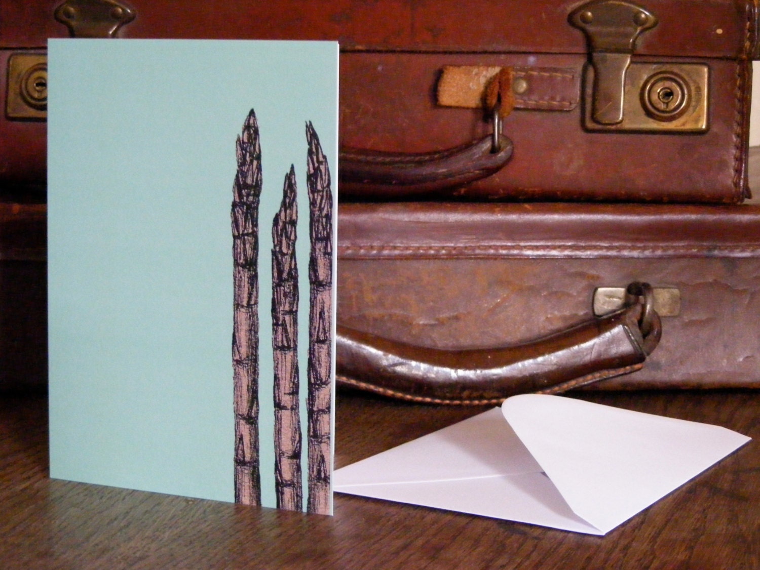 Asparagus Greeting Card