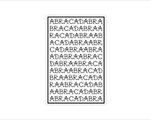 Abracadabra sign