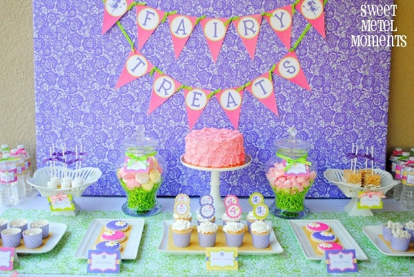 Fairy Garden Party - Printable "Fairy Treats" Banner by Sweet Metel Moments Il_170x135