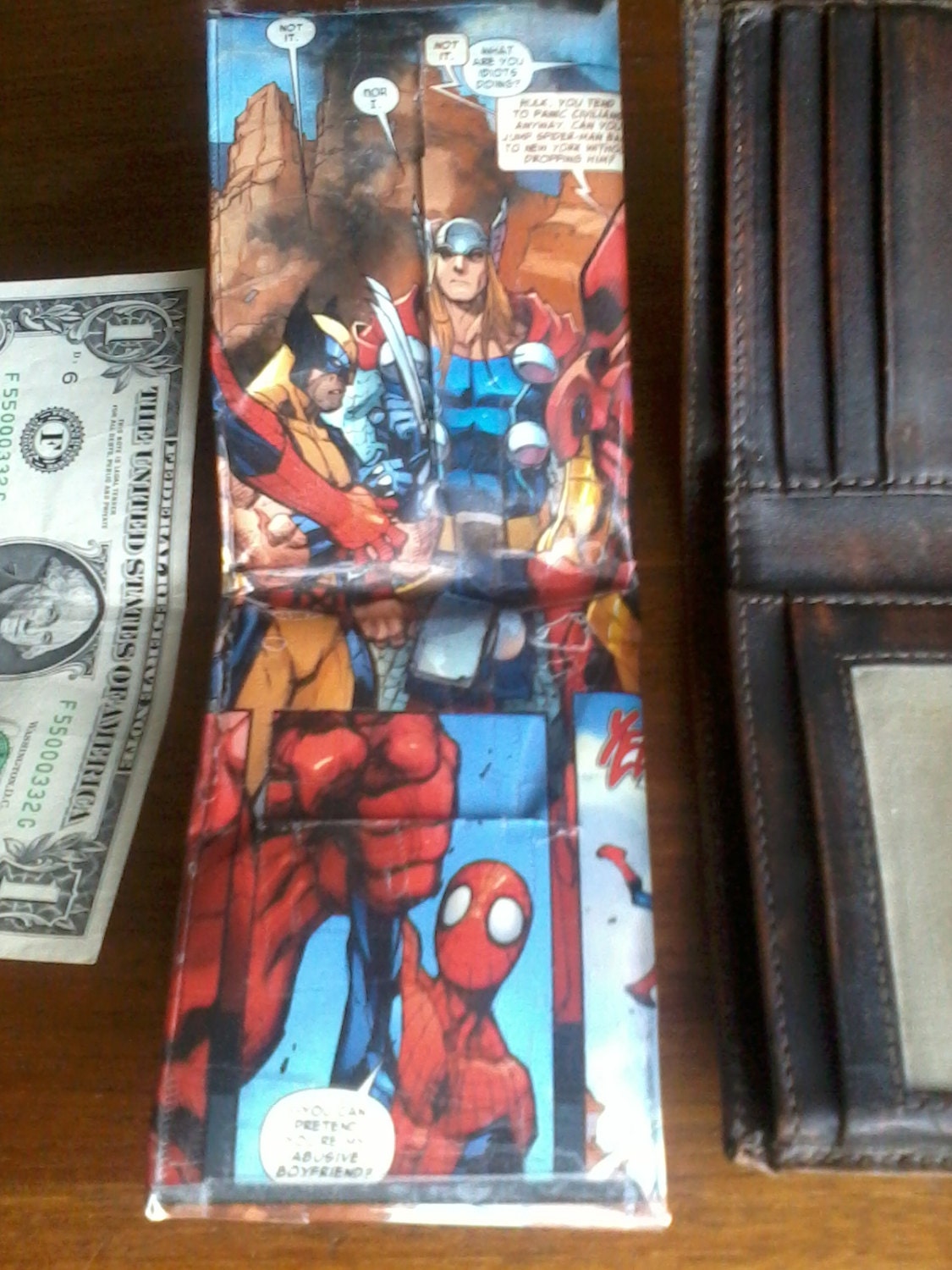 Avenging Spiderman, "Red Hulk & Spiderman" Comic Book Wallet