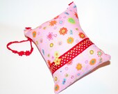 Flowers Tooth Fairy Pillow Homemade  - By Jennifer Star