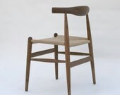 Walnut, Wegner, Elbow, Paper Cord Chair