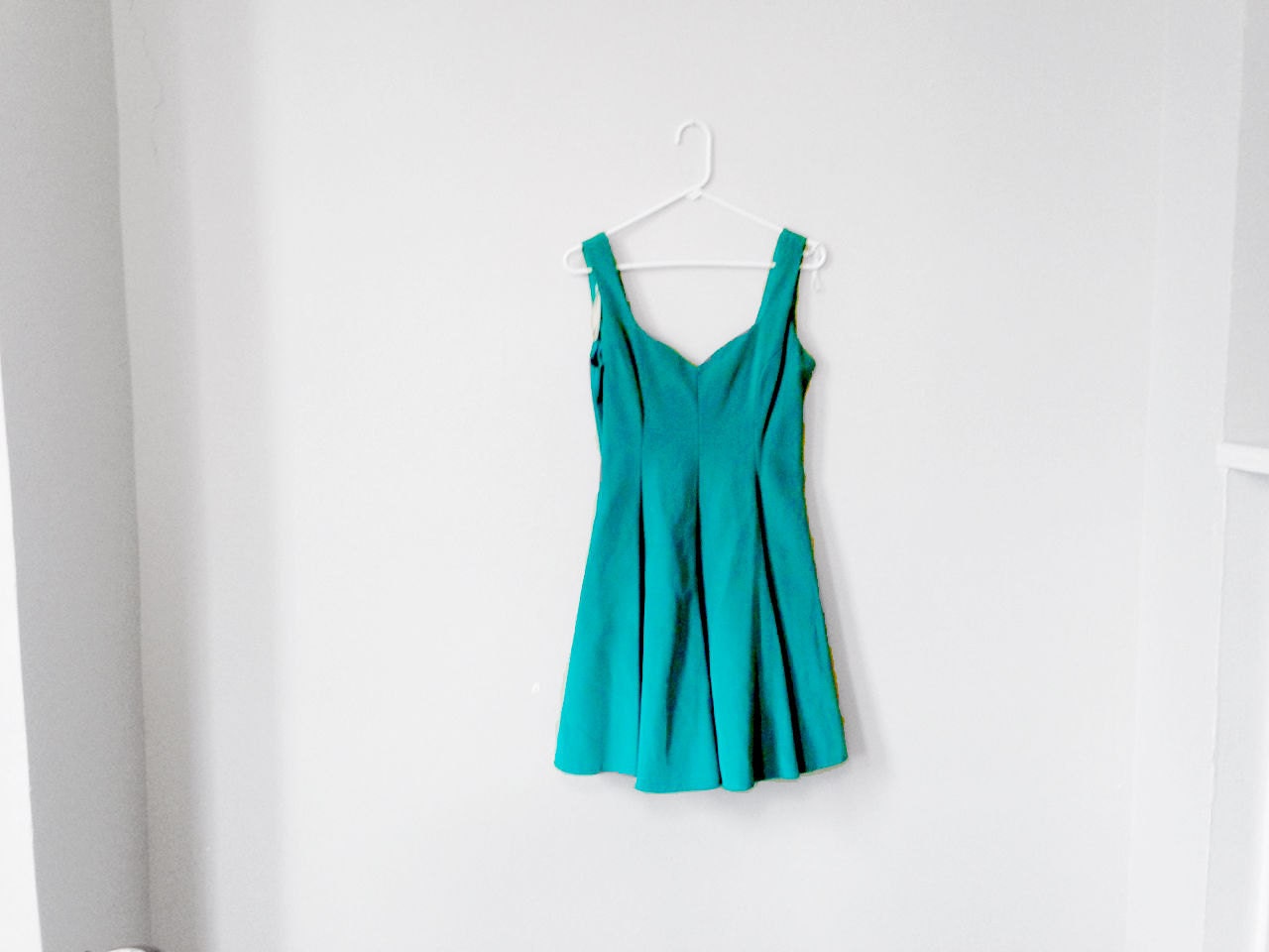 Teal Dress with Low Back (tags still attached).
