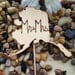 Mr. & Mrs. STATE Cake Topper for Weddings YOUR State Shape Engraved with Mr. Mrs. Proud of your Hometown Wedding Engagement Photo Prop