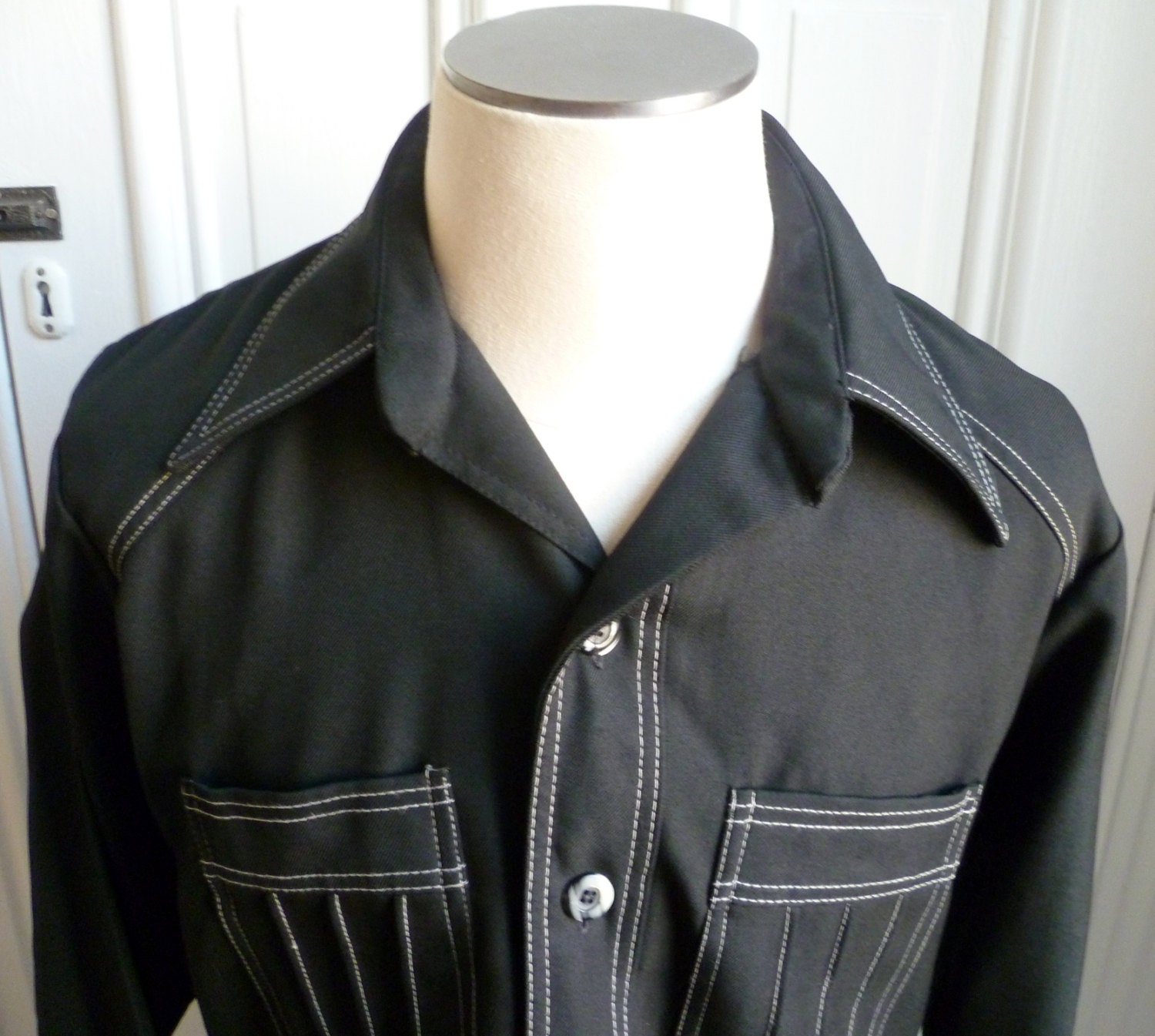Vintage 70s Sears Kings Road Men's Shirt - L 42/44