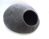 Hand-felted eco friendly cat bed S, M, L or XL sizes