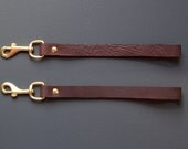 LEATHER Wrist Strap.  Removable Wrist strap for Clutch. Leather Wristlet
