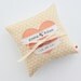 Personalised Wedding Ring Cushion