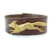 Robin -- fox leather bracelet