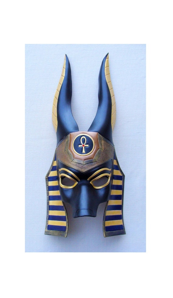 Made To Order: Egyptian Jackal Anubis Leather Mask