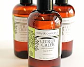 Apothecary Styled Body Wash, White Citrus, Verbena, Lavender, Bergamot liquid soap