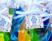 ROBOT SOAP FAVORS (10 Favors) - Robot Birthday Favor, Robot Baby Shower Favor, Robot Soap, Lego Inspired Il_170x135