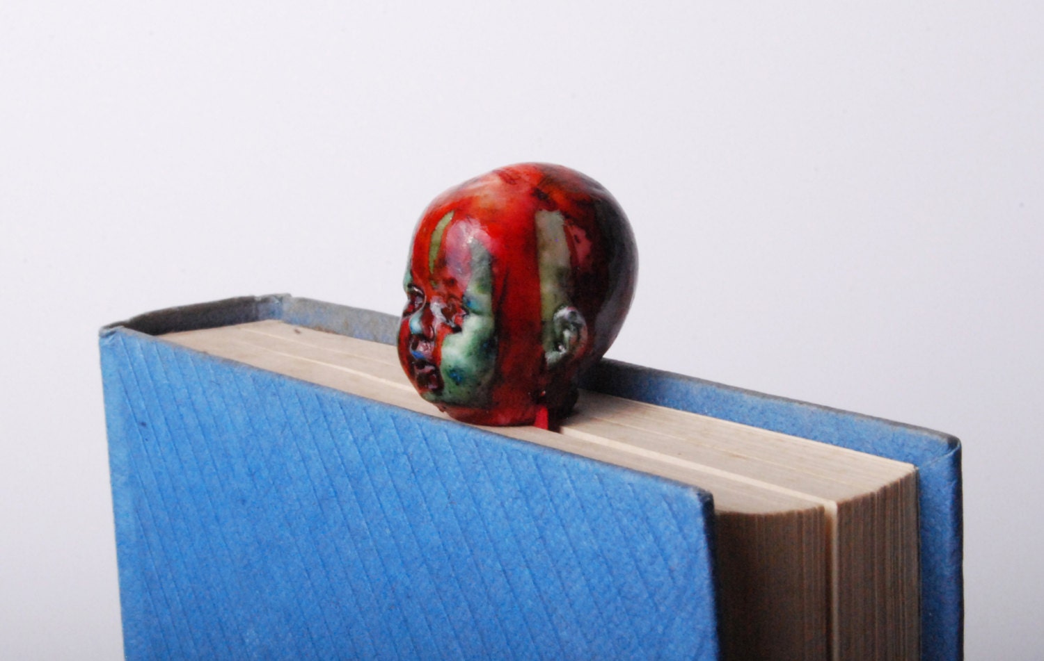 Cecil the ZOMBIE boy - BOOKMARK - /ooak/ - /Ready to ship - Gift wrapped/