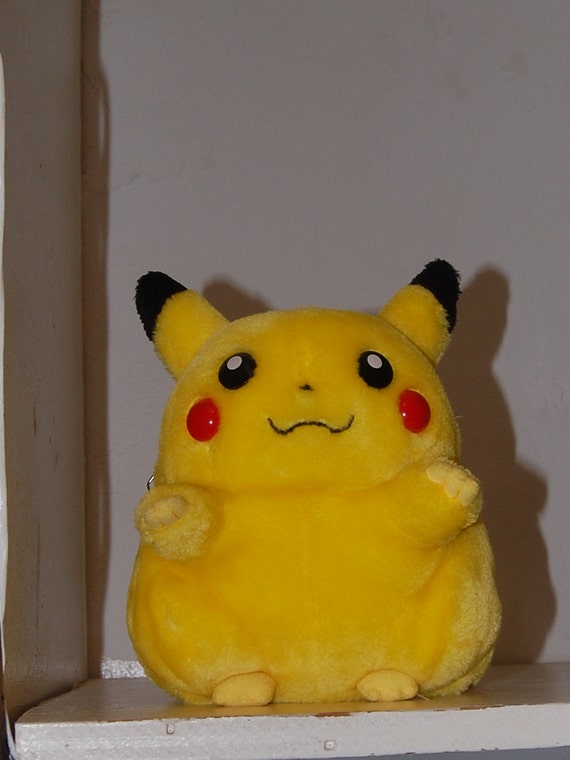 pikachu stuffed animal backpack