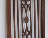 Upcycled Vintage Mahogany Chair Back Wall Hanging