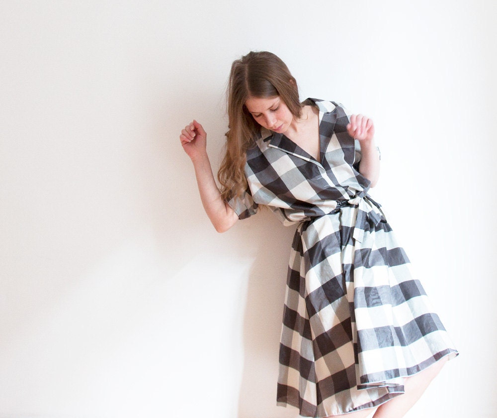 Casual Shirt Dress - Day Dress in Cotton