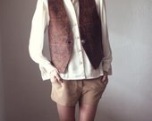 Southwestern Vest Ivory Blouse - Duo
