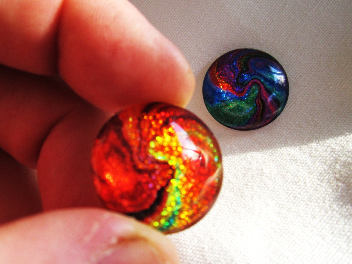 Beading  cabochons 25mm glass