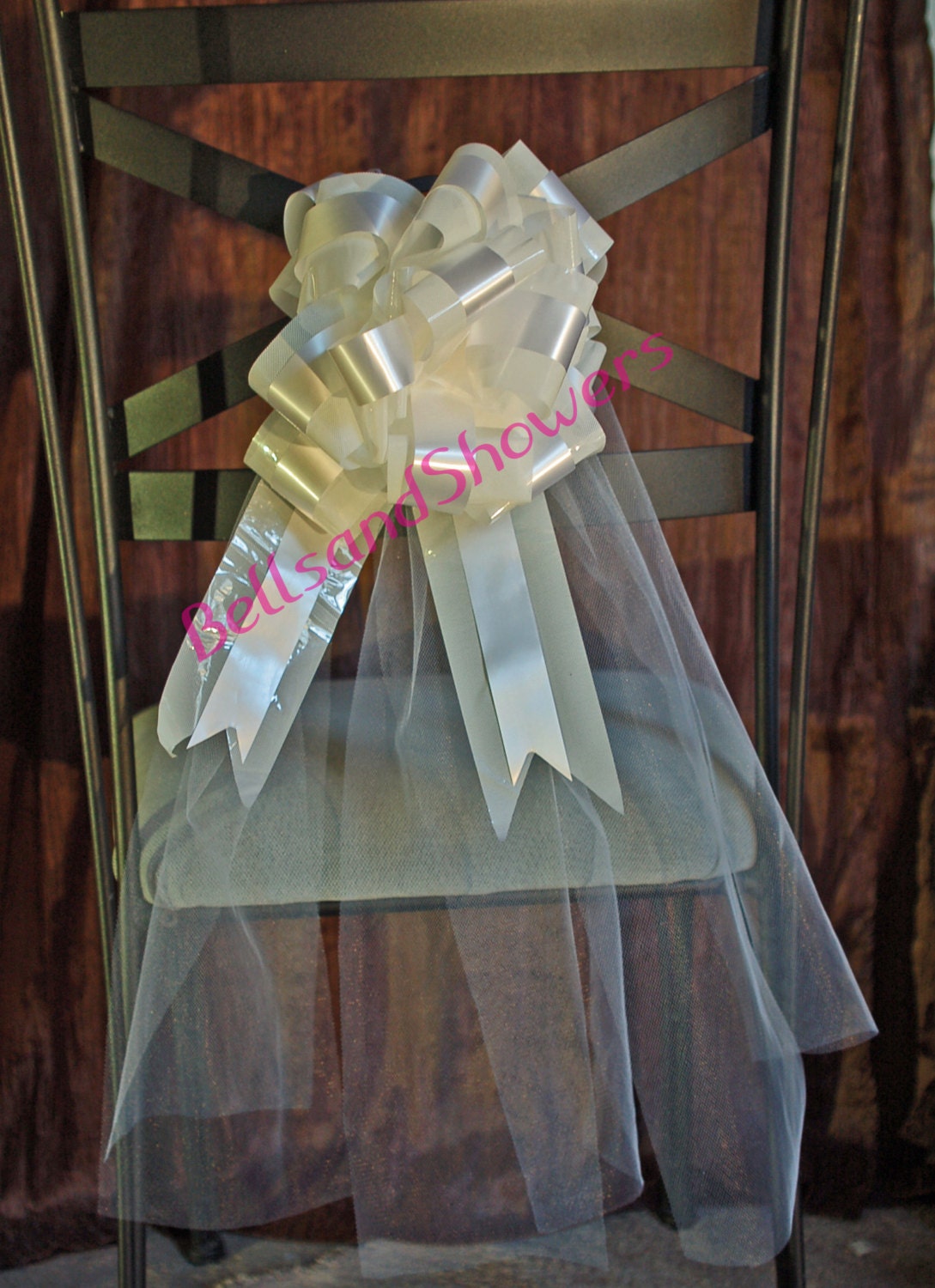 Wedding Veil Chair Bows