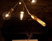 Mid century space age inspired chandelier.