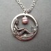 NO SHIPPING CHARGE  Mermaid Necklace Pink Pearl Ocean Jewelry  Friendship Gift Everyday Jewelry