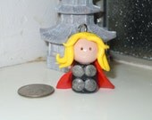 Thor Avengers Charm Polymer Clay Necklace Pendant Kawaii Cell Phone Charm