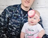 I'm the Pink in My Daddy's World of Camo Onesie/Shirt Perfect for Military Homecomings