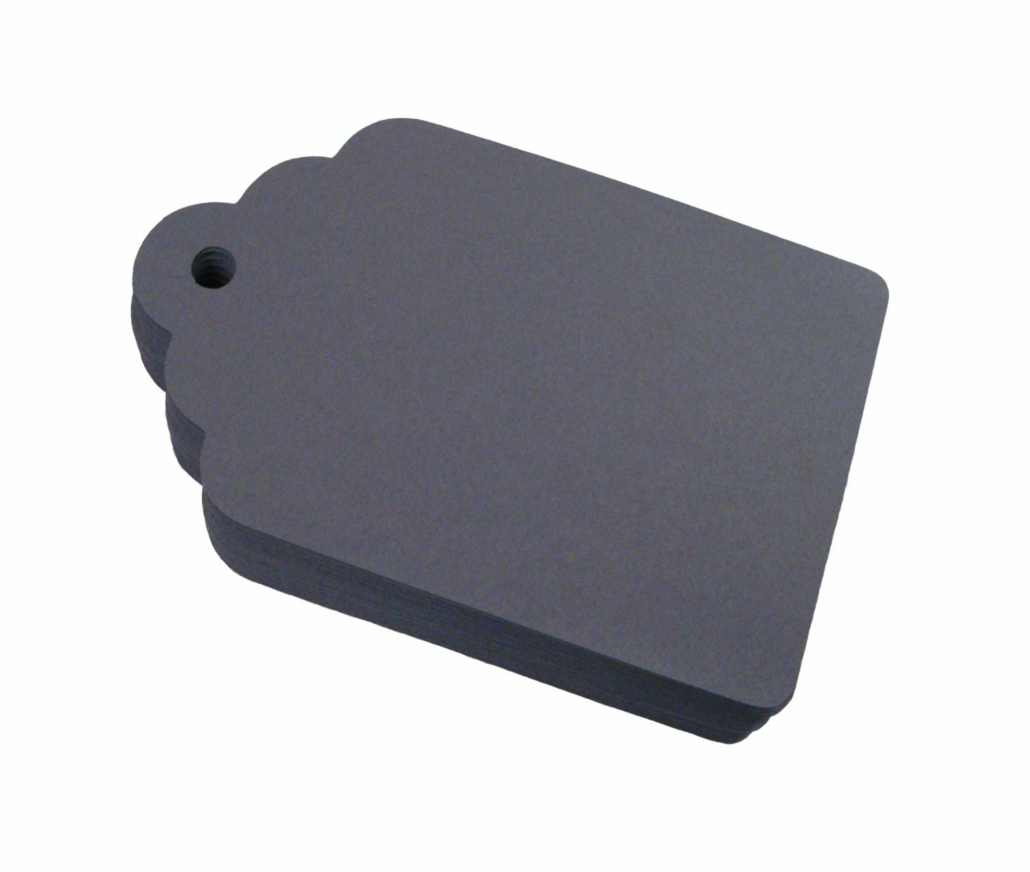 50 Dark Gray Tags - Wedding Favor Tags, Place Cards, Gift Tags, Escort, Table Number Cards - LARGE SIZE 4 1/2" x 2 3/4"