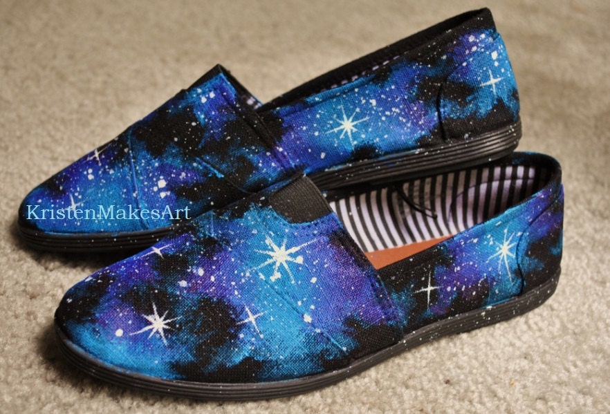 CLEARANCE SALE - Galaxy Slip Ons - Womens 7/8
