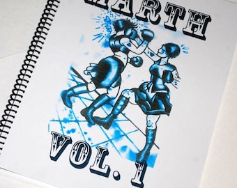 tattoo artist sketchbook: MARTH vol 1, resonanteye, anji marth sketchbook