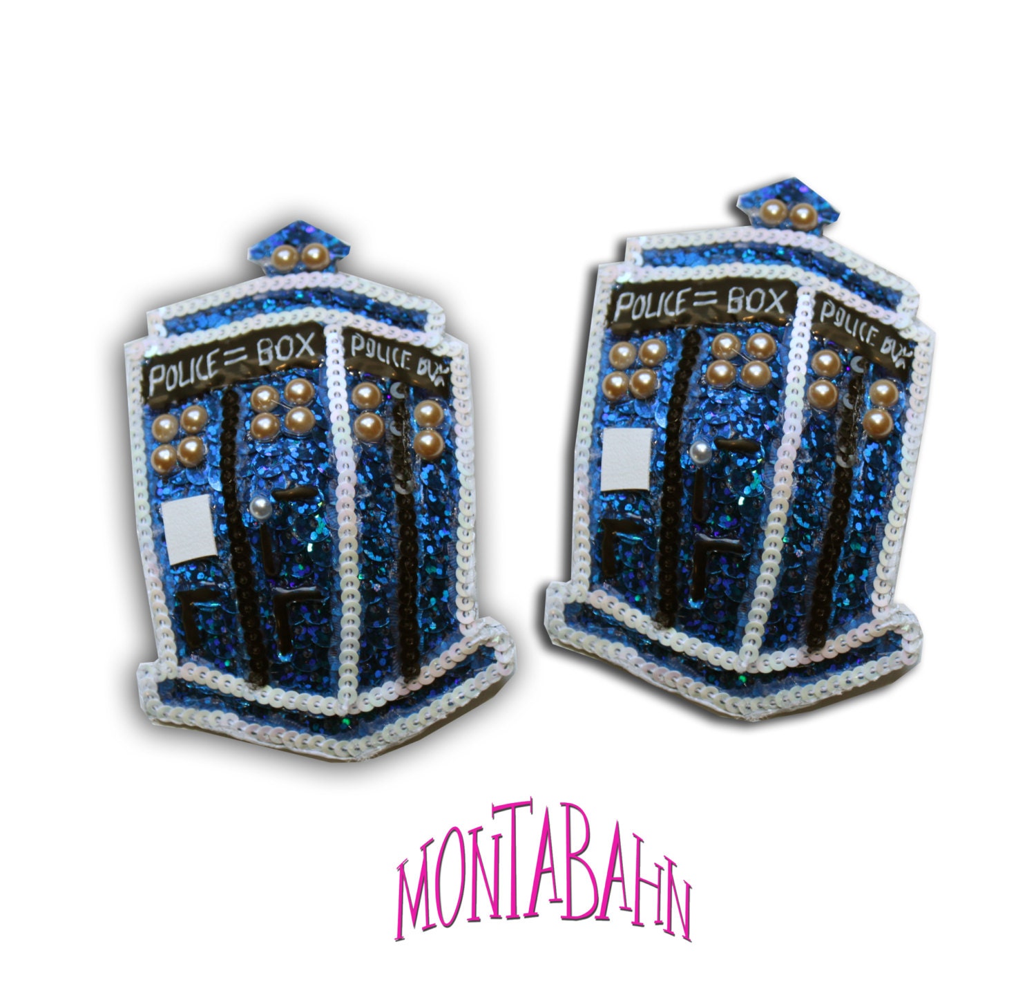 TARDIS Burlesque Pasties Dr Who Telephone Booth