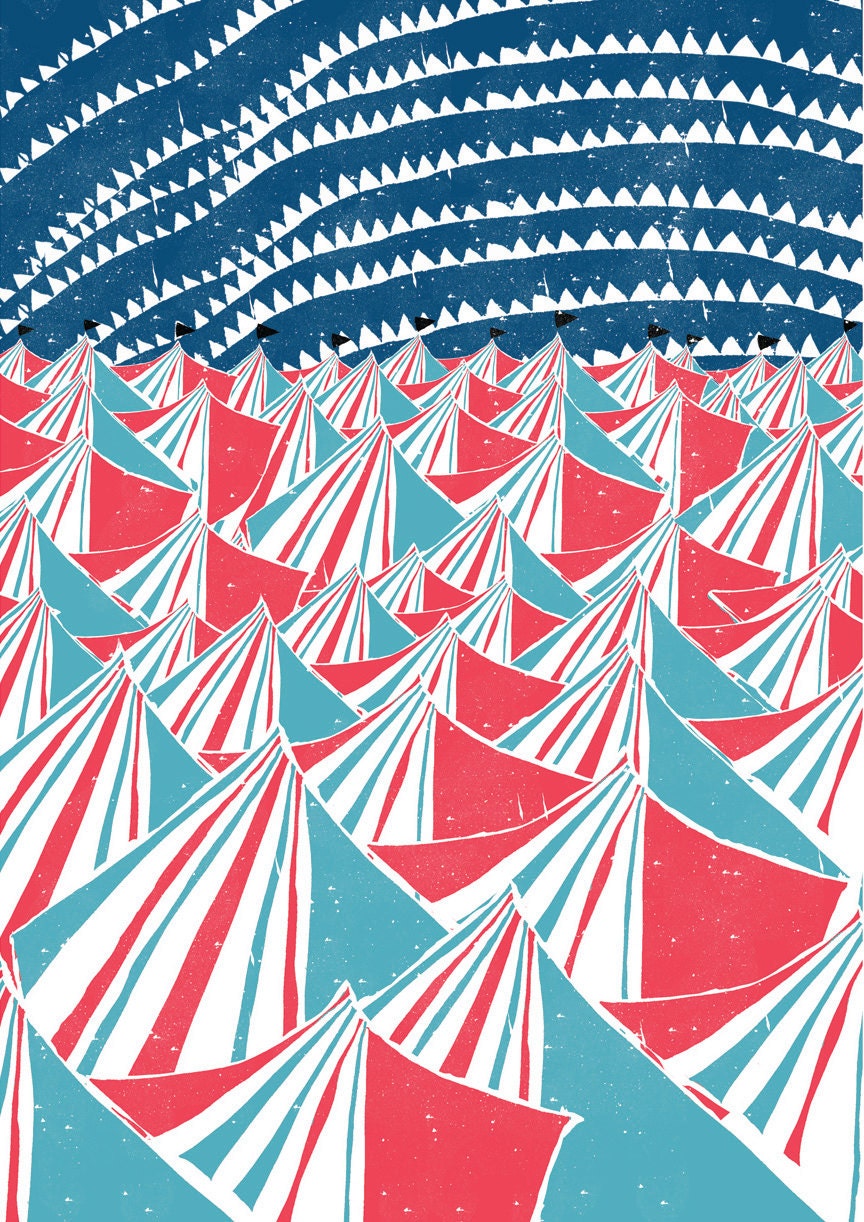 Circus Night (A3 Size Print)