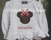 Personalized Mouse Shirt Long or Short Sleeves