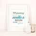 So Many of my Smiles Begin with you Nursery Wall Print - 8 x 10"