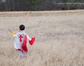 Knight's Cape - Silver Knight Cape - Renaissance Costume - Knight Costume
