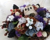 Owl in Bird nest decor