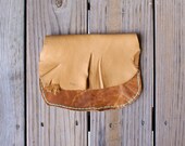 Clutch in Tan Leather