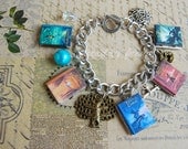Beloved series - a personalized book locket bracelet