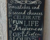We Do, Love, Family, Family Rules, Subway Art, Typography, We Do God, Hand Painted, Handmade, Primitive, Distressed, Christmas, Wooden Signs