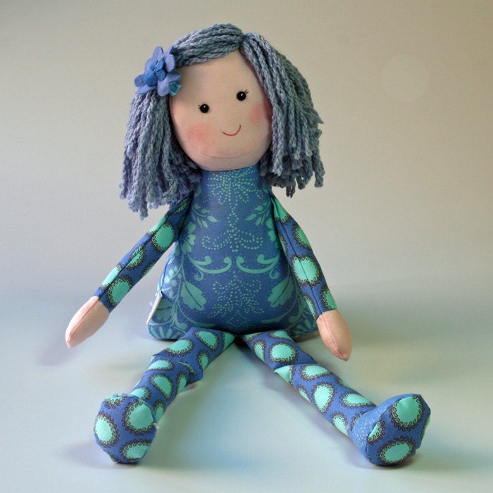 Rag Doll eco-friendly soft doll, Brooke is stuffed with natural rayon fiber from bamboo