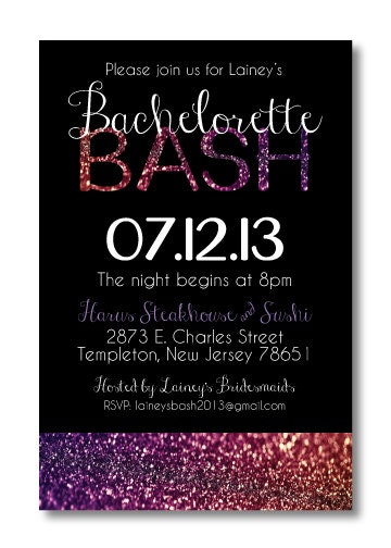 Printable Bachelorette Invitation