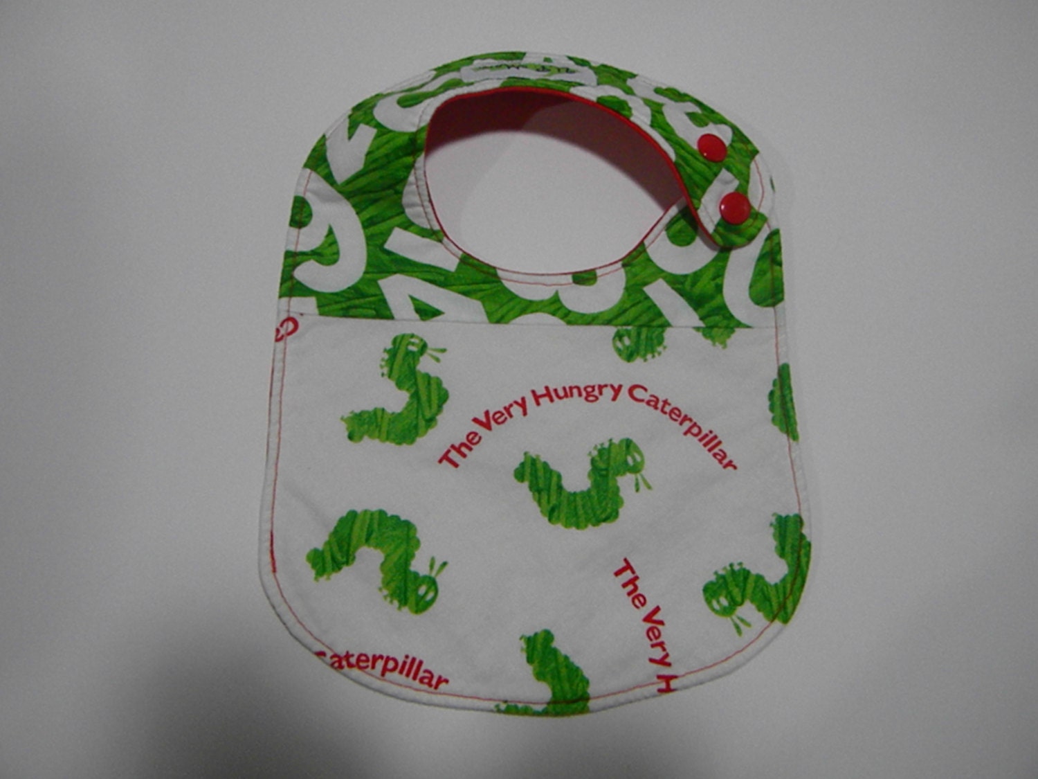 Very Hungry Caterpillar Numbers Waterproof bib