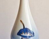 Porcelain Bud Vase // Bing and Grondahl // Danish Blue