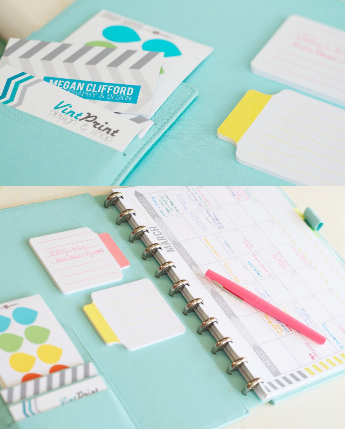 Printable 52 week Planner with Meal Planning 2013-2014 INSTANT DOWNLOAD