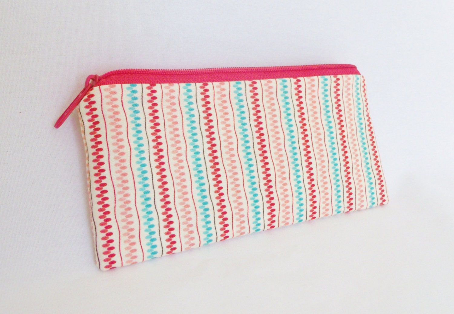 Pastel Vines Pencil Bag - Make Up Bag