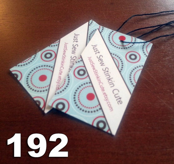 Custom Rectangular Hang Tags (192)
