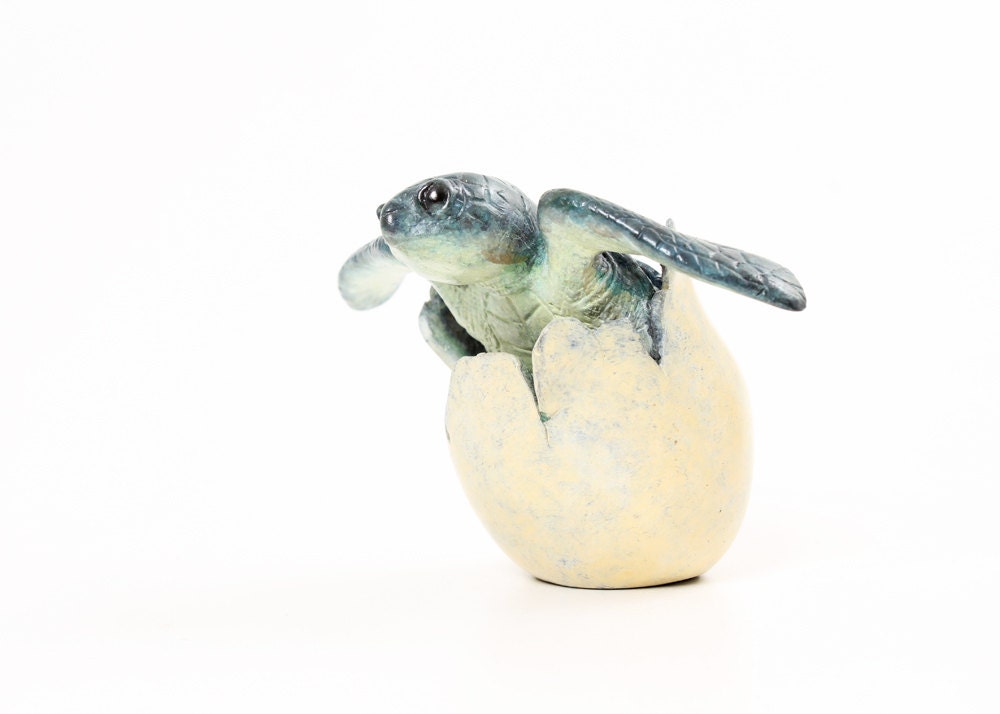 Turtle hatching No.4 Limited Edition Bronze