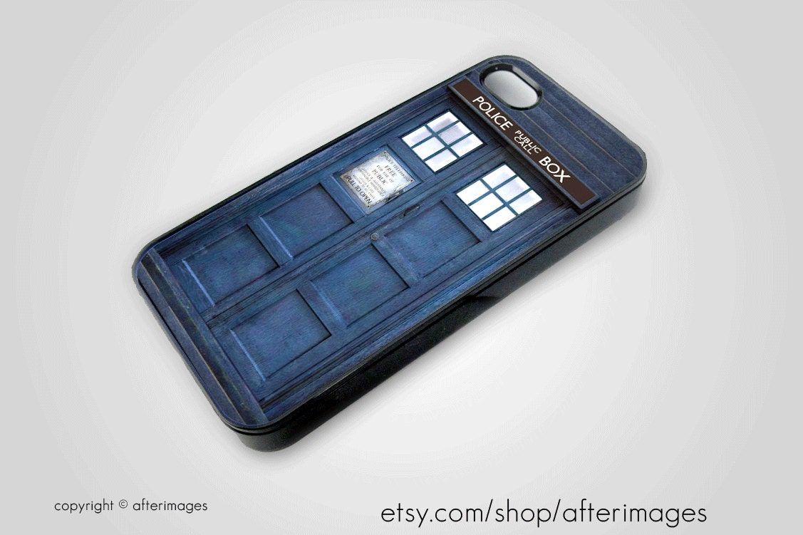Tardis iPhone 5 4 4S Case iPhone 4 New Doctor Who Matt Smith BBC Geek Silicone