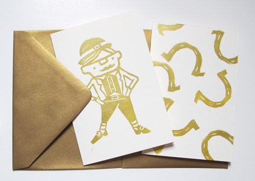 Mr. Leprechaun - card set - for St. Patrick's Day